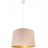Hellux Lampa sufitowa wisząca smėlio sp. abażur zamszowy fi40