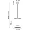 Hellux Lampa wisząca CLASSIC fi 30 pudrowy róż