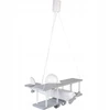 Hellux Lampa wisząca Samolot duży szaro-balta