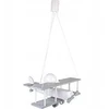 Hellux Lampa wisząca Samolot duży szaro-balta