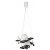 Hellux Lampa wisząca Samolot mały juoda-balta
