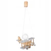Hellux Lampa wisząca Samolot mały szaro-natūralus