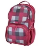 Herlitz Mokyklinė kuprinė be.bag Cube / Checked, raudona