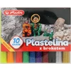HERLITZ Plastilinas su blizgučiais 10 spalvų
