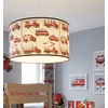 HEXE KIDS vaikiška pakabinama lempa FIRE BRITAIN 1 x 60W E27 balta H0969