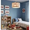 HEXE KIDS vaikiška pakabinama lempa FIRE BRITAIN 1 x 60W E27 balta H0969