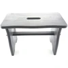 HIGH LIGHT Pilkas STOOL RYCZKA PINE STOOL virtuvinė taburetė su platforma FSC