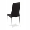 Hile Kėdė ECO LEATHER KĖDĖS juodos kojos pilkos 704B-TH
