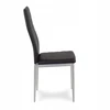 Hile Kėdė ECO LEATHER KĖDĖS juodos kojos pilkos 704B-TH