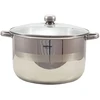 Hoffner Didelis GASTRONOMINIS puodas, plieno gastropuodas, dangtelis, 34 cm. 17,7 Lt