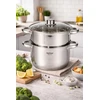 Hoffner STEAMER POT STEAMER 2 L POT INDUKCINIAI DUJINIAI