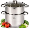 Hoffner STEAMER POT STEAMER 3 L POT INDUKCINIAI DUJINIAI