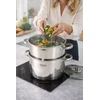 Hoffner STEAMER POT STEAMER 3 L POT INDUKCINIAI DUJINIAI