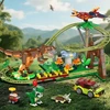 Hogokids DINOZAURŲ BLOKAI ROLLER COAST LENKTYNŲ TRAKAS 1222vnt. DOVANŲ ŽAISLAS VAIKAMS