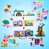 HOGOKIDS Klocki Przyjaciele Dom 3w1 LED Willa 1154 Elementów Rinkinys Prezent dla Dzieci