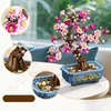 HOGOKIDS VYŠNIŲ GĖLIŲ BONSAI 775 ELEMENTAI BOTANIKOS KOLEKCIJA NAMŲ APDAILOS