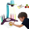Hollakids Projektorius, skirtas MOKYTI piešti. Projektorius, 24 skaidrės. Žymekliai