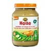 Holle BIO bulvių žirnių cukinijų vakarienė 190g iš 6m Demeter Be glitimo