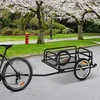 Homcom Dviračio priekaba transportavimui, 40 kg keliamoji galia, stabili