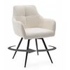 Home Design BOUCLE MINŠTA SUKAMA KĖDĖ SVETAINEI QUATTRO CREAM