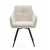 Home Design BOUCLE MINŠTA SUKAMA KĖDĖ SVETAINEI QUATTRO CREAM