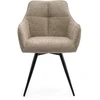 Home Design BOUCLE MINŠTA SUKAMA KĖDĖ SVETAINEI QUATTRO BEIGE
