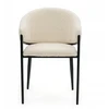 Home Design BOUCLE TEDDY MINKŠTA KĖDĖ SVETAINEI, VALGOMAI, MODERNAUS GLAMURAS