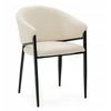 Home Design BOUCLE TEDDY MINKŠTA KĖDĖ SVETAINEI, VALGOMAI, MODERNAUS GLAMURAS