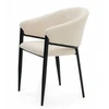 Home Design BOUCLE TEDDY MINKŠTA KĖDĖ SVETAINEI, VALGOMAI, MODERNAUS GLAMURAS