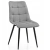 Home Design CHIC LIGHT Pilkas VELUR UUPminkšta kėdė