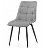 Home Design CHIC LIGHT Pilkas VELUR UUPminkšta kėdė