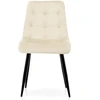 Home Design CHIC VELOUR UUPminkšta kėdė, šviesiai smėlio spalvos aksomas