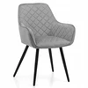 Home Design GLAMOUR DYGINTA AKSOMINĖ MINŠTINĖ KĖDĖ SVETAINEI, GLAMOUR