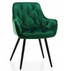Home Design GLAMOUR GLAMOUR MINŠTA DAUGINĖ KĖDĖ, MODERNUS VELIŪRAS, ŽALIA