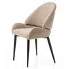Home Design GLAMOUR MINKŠTA KĖDĖ VALGOMAS SVETAINE BOUCLE BERGAMO DARK BEIGE