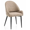 Home Design GLAMOUR MINKŠTA KĖDĖ VALGOMAS SVETAINE BOUCLE BERGAMO DARK BEIGE