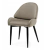 Home Design GLAMOUR MINKŠTA KĖDĖ VALGOMO KAMBARYS SVETAINE VELIURAS BERGAMO TAMSIAI BEIGE