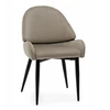 Home Design GLAMOUR MINKŠTA KĖDĖ VALGOMO KAMBARYS SVETAINE VELIURAS BERGAMO TAMSIAI BEIGE