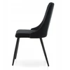 Home Design Juodas VELVET MINŠTINĖ KĖDĖ