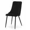 Home Design Juodas VELVET MINŠTINĖ KĖDĖ