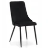 Home Design Juodas VELVET MINŠTINĖ KĖDĖ