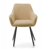 Home Design Krėslas su "boucle" audiniu, teddy, buklė, smėlio spalvos