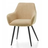 Home Design Krėslas su "boucle" audiniu, teddy, buklė, smėlio spalvos