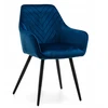 Home Design MINŠTA AKSOMINĖ KĖDĖ, NAVY VELVET, SVETAINĖ, VALGOMAS, MODERNA