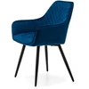 Home Design MINŠTA AKSOMINĖ KĖDĖ, NAVY VELVET, SVETAINĖ, VALGOMAS, MODERNA