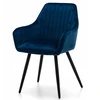 Home Design MINŠTA AKSOMINĖ KĖDĖ SVETAINEI, VALGOMAI, NAVY VELVET