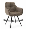 Home Design MINŠTA SUKAMA ŠENILĖ KĖDĖ SVETAINEI QUATTRO BROWN