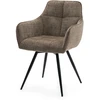 Home Design MINŠTA SUKAMA ŠENILĖ KĖDĖ SVETAINEI QUATTRO BROWN