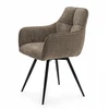 Home Design MINŠTA SUKAMA ŠENILĖ KĖDĖ SVETAINEI QUATTRO BROWN