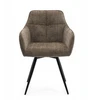 Home Design MINŠTA SUKAMA ŠENILĖ KĖDĖ SVETAINEI QUATTRO BROWN